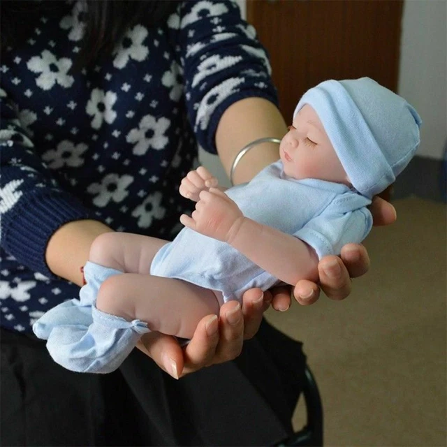 10" Reborn Baby Dolls Handmade Full Body Soft Vinyl Silicone Newborn Girl Gifts