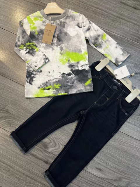 Next baby boy 12-18 months jeans and top outfits bundle BNWT