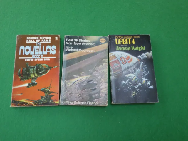 3 X Sci-Fi Anthologies. Novellas 2, Orbit 4, Best Sf Stories New Worlds 5 60/70S