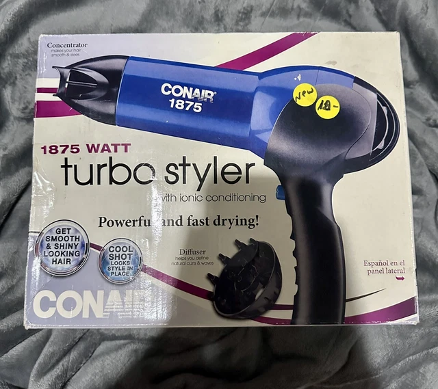 Conair 1875 Watt Turbo Styler / Diffuser New open box