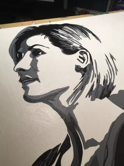 Hand-painted Custom Jodie Whittaker Dr Who Painting 11x14in 3