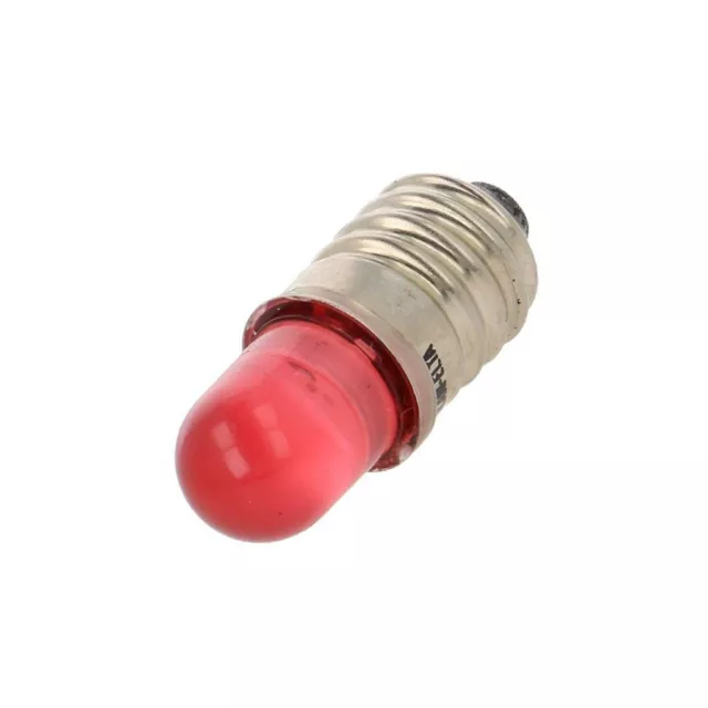 Luci LED LR-E10-24AC/DC rosse E10 24VDC 24VAC luminose. AC: 700-800mcd POLLAM-ELTA