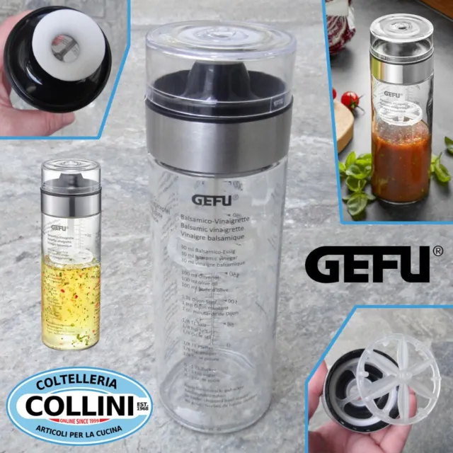 Gefu - Saliera per condimenti - Shaker per vinaigrette MIX