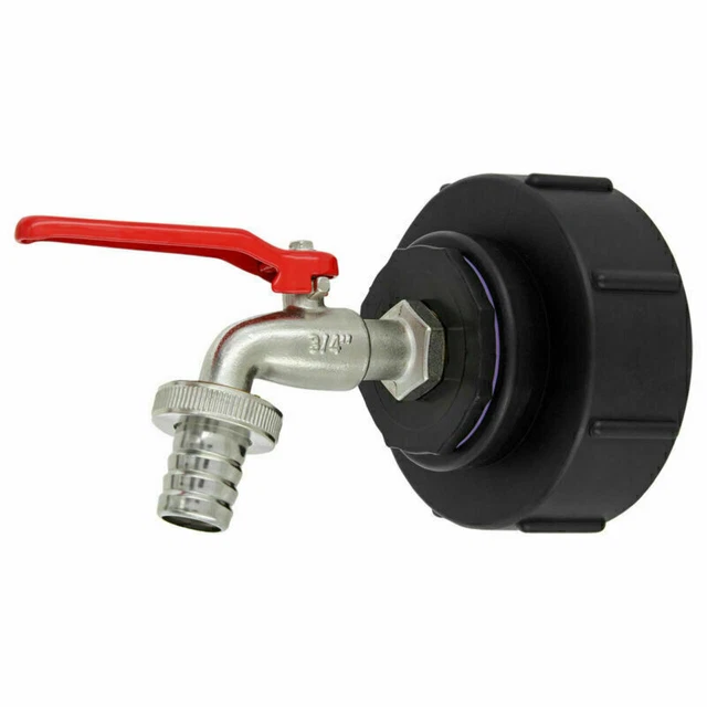 Adaptador IBC Para Tanques De Agua - Rosca S100x8 | Reducción A 3/4"