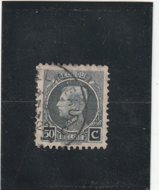 L5314 BELGIQUE TIMBRE N° Y & T 187 de 1921 " Albert 1er " Oblitéré