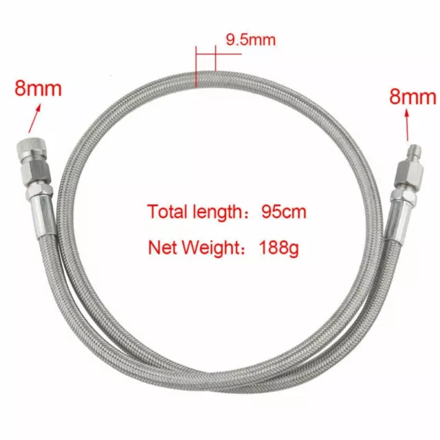 4500Psi Paintball PCP Hose-For HPA Air Fill Station Hose-Stainless Steel 36 Inch