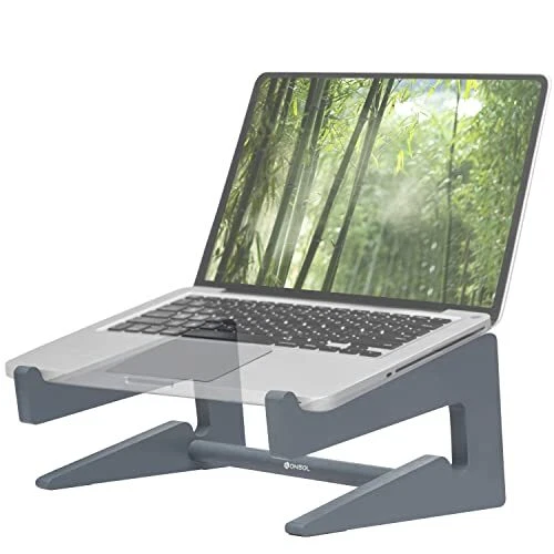 Konsol Support pour ordinateur portable en bois ergonomique universel pour re...