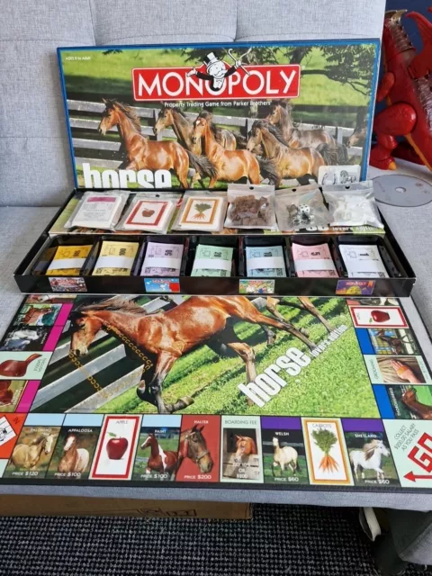 Monopoly Horse Lovers Edition Not Sealed New 100% Complete