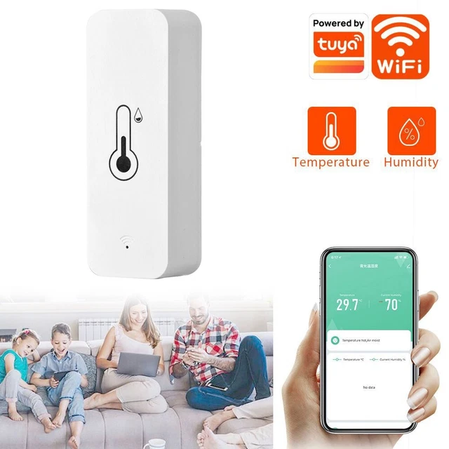 Air Your Home's Comfort con sensore intelligente di temperatura e umidità
