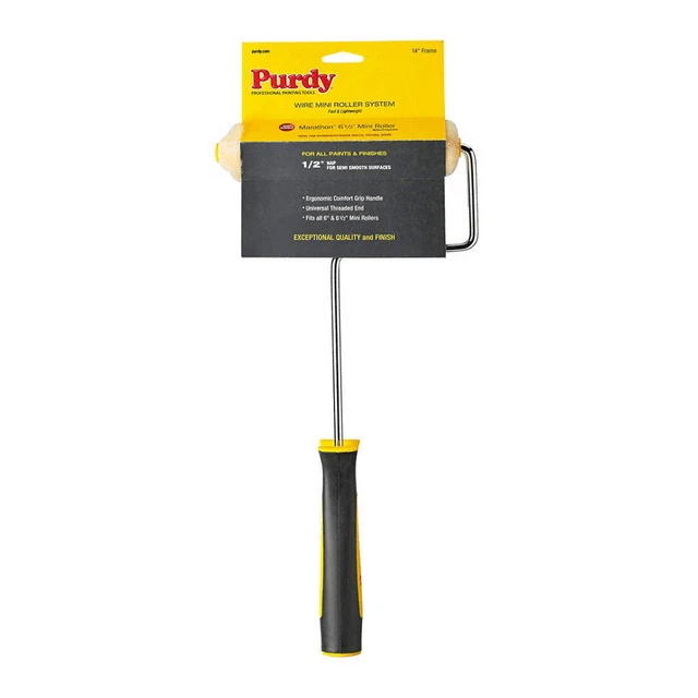 PURDY 14A765314 Paint Roller Kit,6 1/2" L,1/2" Nap
