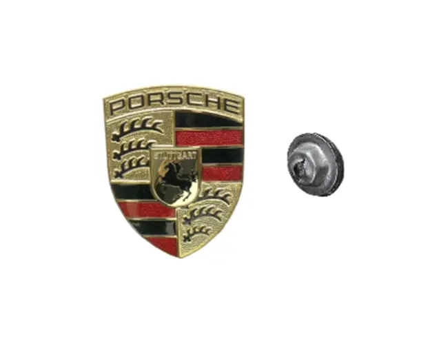 Haube Emblem Mit Halterung Basis Platte W / Speed Nut für Porsche Cayenne