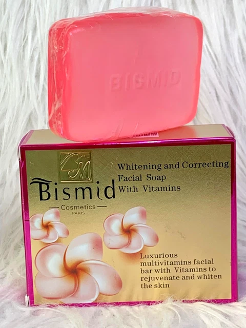 Savon Visage BISMID éclaircissant Réparateur - Collagène Et Glutathion - 100g - Neuf - Fabriqué En France