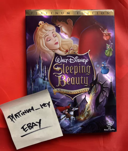 Walt Disney Sleeping Beauty DVD2008 2-Disc Set Platinum Edition 50th Anniversary