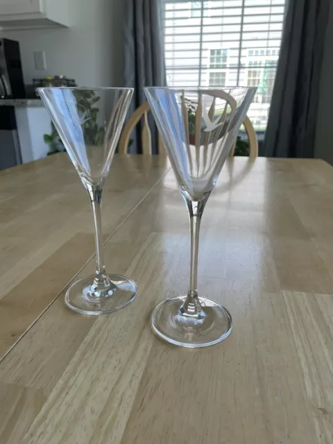 2 Grey Goose Vodka Non Break Plastic Stemmed Cocktail Wine Glasses Picnic  Beach