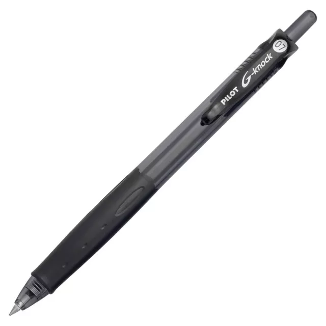 PILOT Gelschreiber Kugelschreiber G-Knock 0.7 schwarz 0,4mm Begreen LGK-10F-B-BG