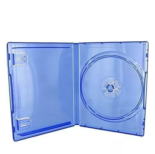 UN Boitier Bleu Transparent De Remplacement Jeu Sony Playstation 4 (refJx4) Neuf