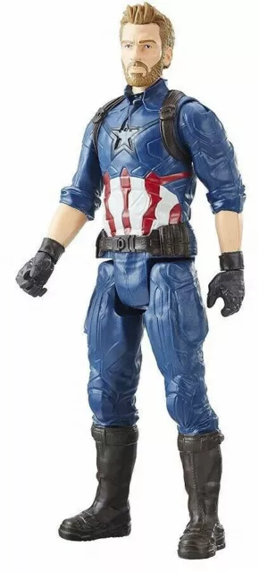 Figurine Avengers Infinity War : Captain America 30 cm - Titan Heros  - Super