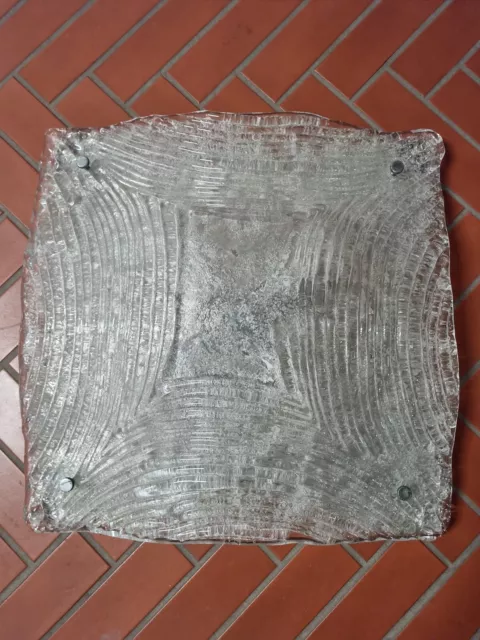 Plafoniera vintage in vetro di Murano