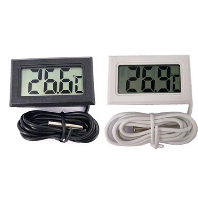 1 * Digital Thermometer Fish Tank Refrigerator Water Temperature Gauge Durable