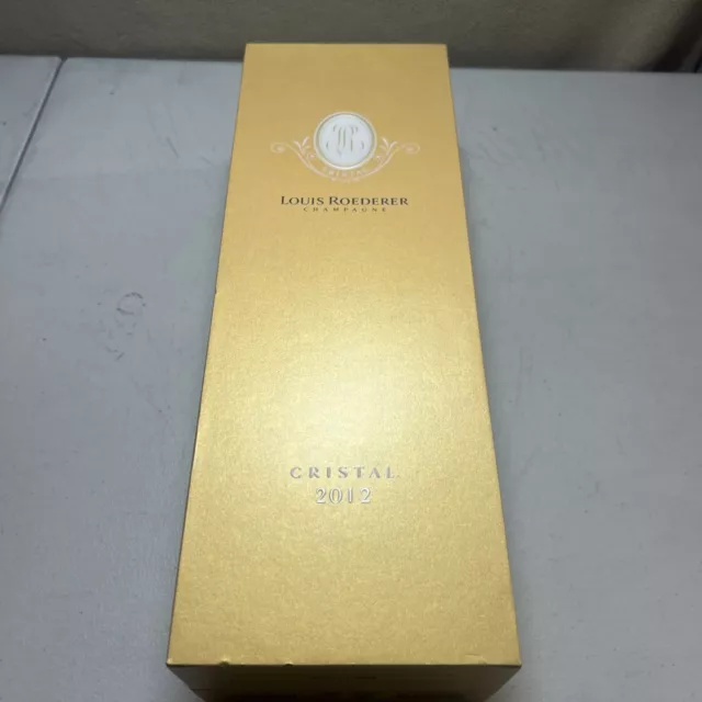 Cristal Louis Roederer Champagne 2012 Empty Box