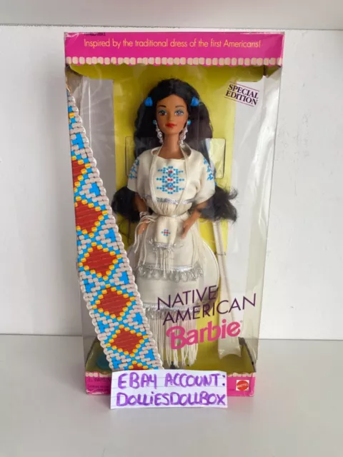 1992 Special Edition Dolls of the World Native American Barbie Doll NRFB