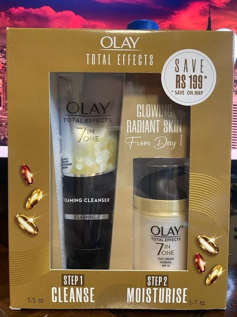 Olay Total Effects 7-in-1 Anti Aging Day Cream SPF 15 & foaming cleanser