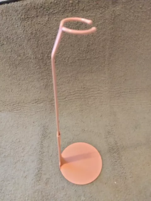 Pink Barbie Doll Stand of cushioned Metal and for other Fashion Dolls Kaiser