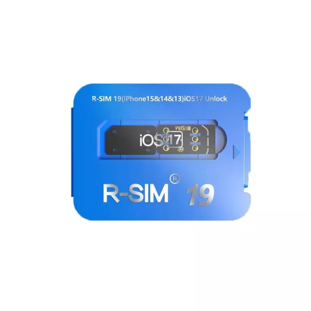 Upgrade RSIM 19 QPE Stabile Unlock SIM-Karte für iPhone 15 Plus 14 13 Pro IOS17