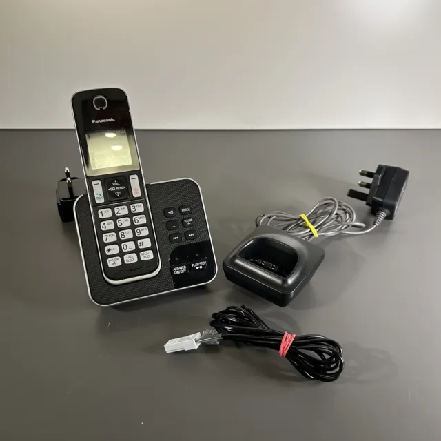 Panasonic KX-TGD620E Cordless Home Phone Answer Machine Single Call Blocker
