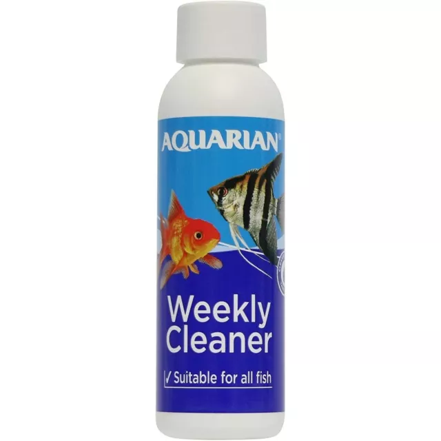 118ml Aquarian Weekly Cleaner Water Conditioner Bottle Suitable For All Fish
