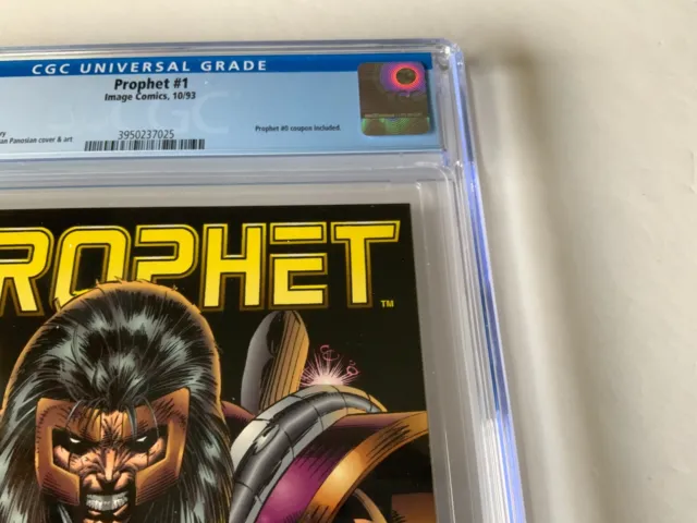Prophet 1 Cgc 9.2 White Pages Coupon Included Rob Liefeld Image Comics 1993 Cc 4