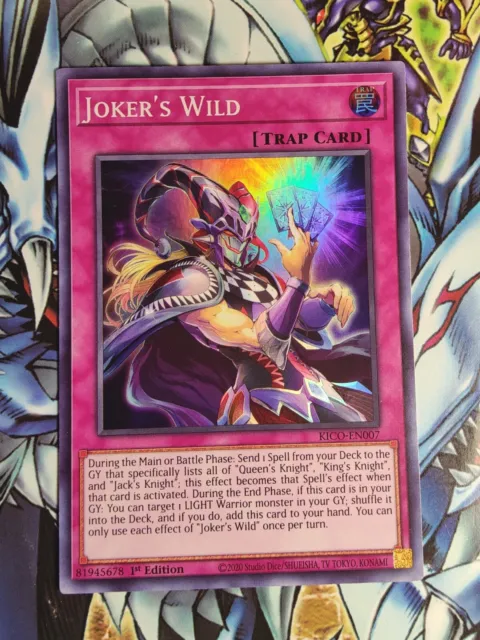 Yu-Gi-Oh! Joker's Wild  KICO-EN007  Super Rare 1st Edition Super Rare NM