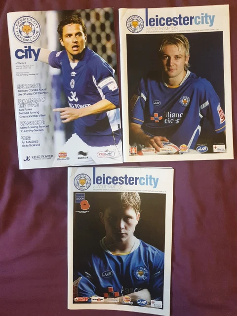 LEICESTER CITY FOOTBALL programmes 2005 & 2011 £4.50 PicClick UK