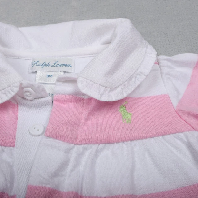 Baby Girls RALPH LAUREN Baby Grow/Shortall Bundle Summer Set Colourblock Age 3m 3