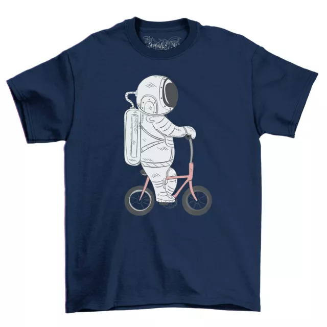 Men's Astro Boy Mini Bicycle T-Shirt Adults Novelty Cycling Biker Tee Shirt Top
