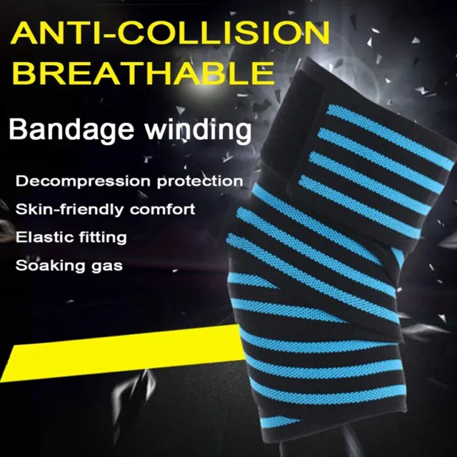 Kniegelenkbandage Genou Bandage Élastique Support de Joint Goélette Sport  6002