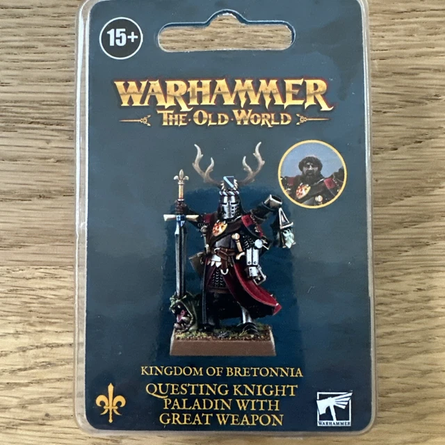 Bretonnia Foot Questing Knight Et Mounted Questing Knight – Games Workshop OOP Neuf