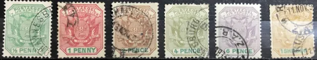 Transvaal South Africa 1896-7 Selection Very Fine Used