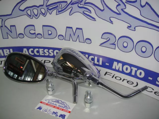 COPPIA SPECCHI RETROVISORI SX/DX MOTO GUZZI California EV 1100 ' 2003 2004  E431