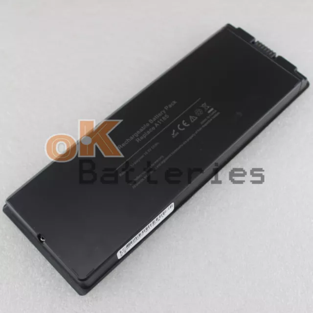 Battery For Apple MacBook 13 A1185 A1181 (2006 2007 2008 2009) MA566 MA561 Black