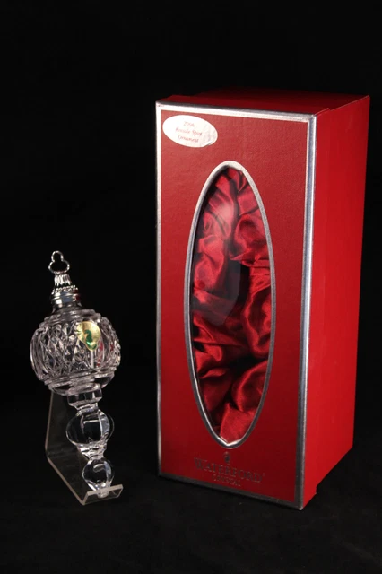 Waterford Crystal 2007 Sheelin Spire Christmas Tree Ornament w/ Sticker Waterford Crystal 2007 Sheelin Spire Christmas Tree Ornament w/ Sticker