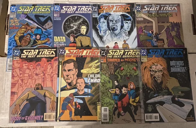 Star Trek The Next Generation DC Comics Lot of 8 #54-61
