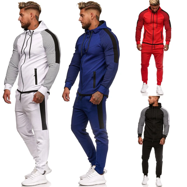 Tuta da Jogging Tuta Sport Jogger Palestra Fitness Uomo