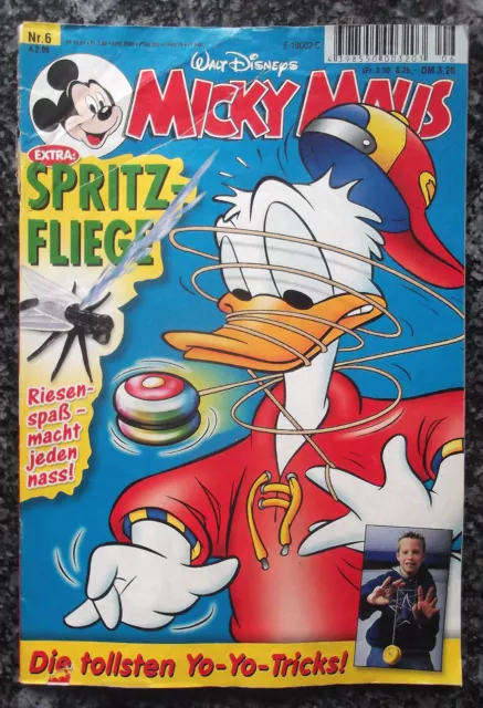Micky Maus 1999 - Nr.6 - Original ( Z 2-)  noch schönes Heft! - mit Beilage!!