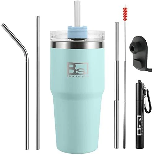 20oz Travel Coffee Mug for hot and cold,Insulated Tumbler with Lid and Blue