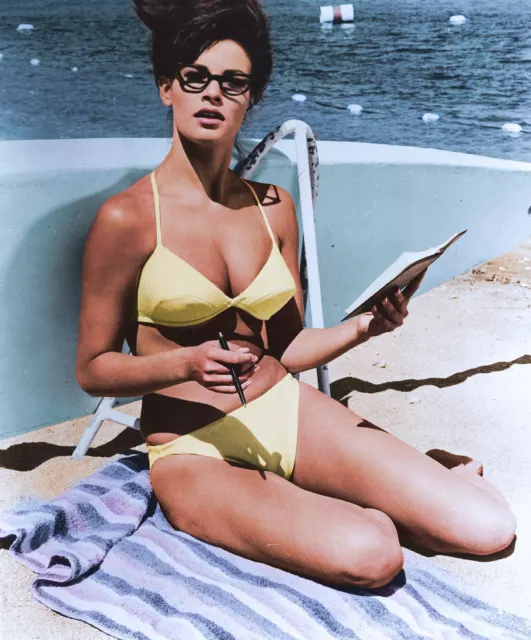 A Raquel Welch Cute Yellow Bikini 8x10 Picture Celebrity Print