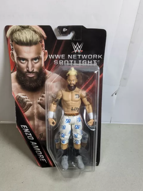 WWE Network Spotlight Enzo Amore  Actionfigur Mattel FFR27 K14