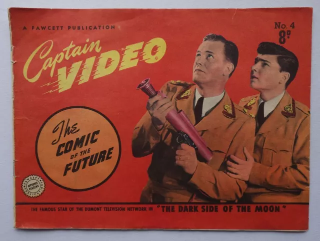Captain Video comic #4 (1951) Australian FR/GD