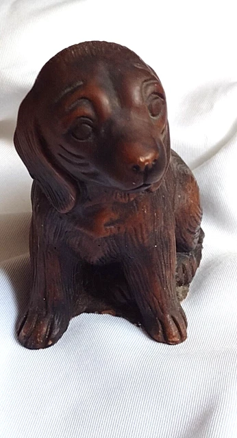 Priory Pezzi Fusi Cane Tradizionale Caratteri Cucciolo 8.5 CM Vintage