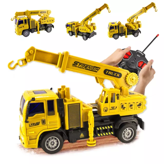 Remote Control Car Truck Toy Excavator RC Tractor Bulldozer Crawler Digger 2